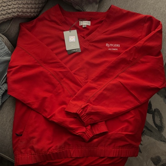 Cutter & Buck Rutgers Alumni WindTec Pullover - Picture 1 of 4